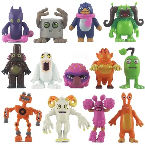 13pcs/Set My Singing Monster Figures Toy Plastic Toys Doll Figuras Wubbox Action Figures Kids Birthday Christmas Gifts