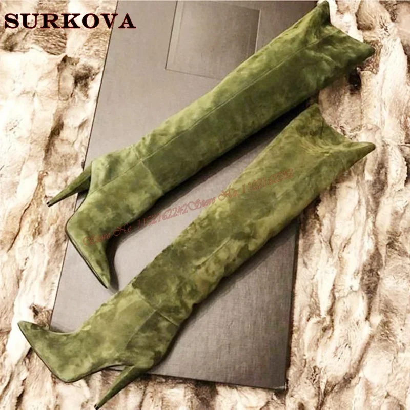 Suede High Heel Ove… - image