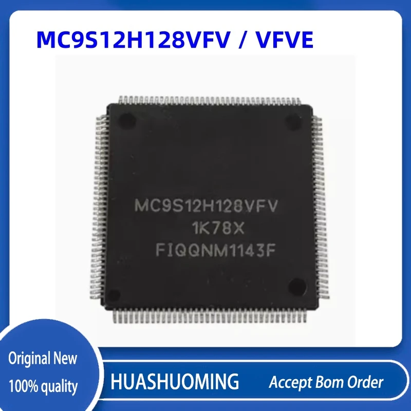 NEW 5Pcs/LoT      MC9S12H128VFV  MC9S12H128VFVE 1K78X MC9S12H128V   MC9S12H128  MC9S12H  1K78X  TQFP144