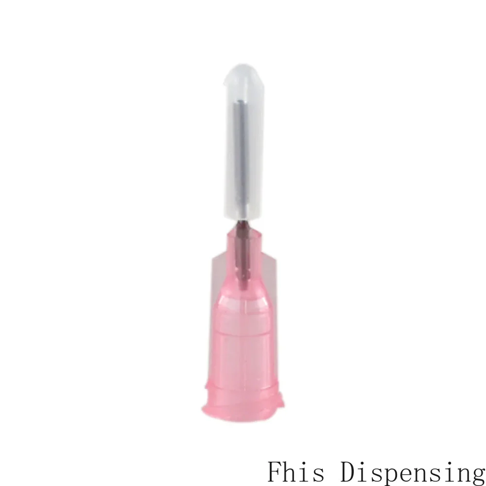 12.7mm 20g Dispensing Needle Pack of 50 Silicone Cap ID 0.89mm OD 3.43mm with Length
