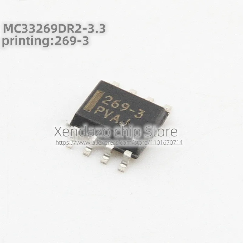 5pcs/lot MC33269DR2-3.3 MC33269DR2 MC33269 Silk screen printing 269-3 SOP-8 package Power regulator chip