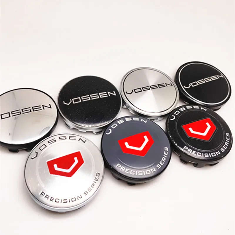 4pcs 59mm 55mm Vossen Wheel Center Cap Hub Cover Car Styling Rims Dust Proof Hubcaps Emblem