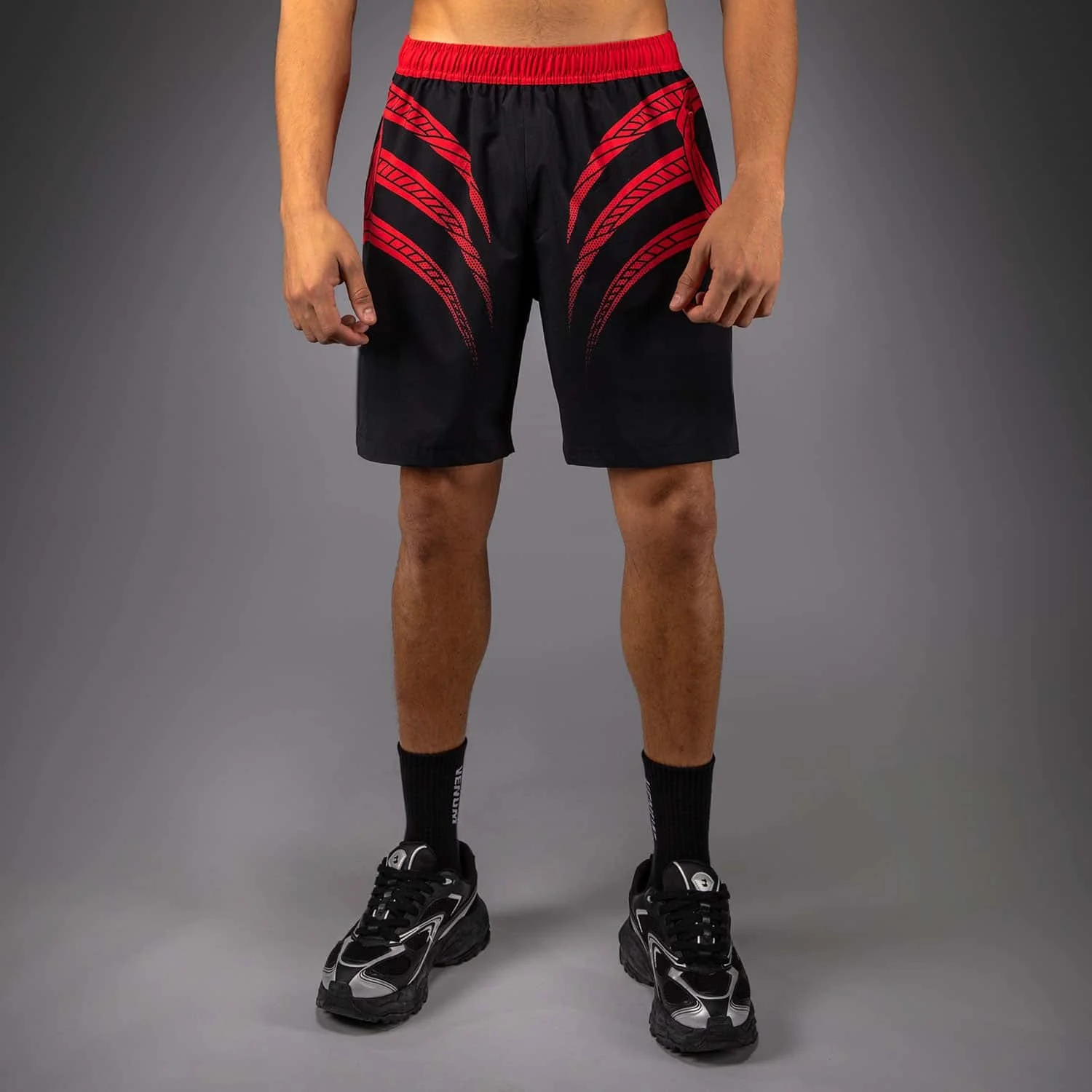 

2026 Retro New Style Unisex Combat Sports Shorts, MMA Octagon Oversized Jiu-Jitsu Training and Football Sports Shorts