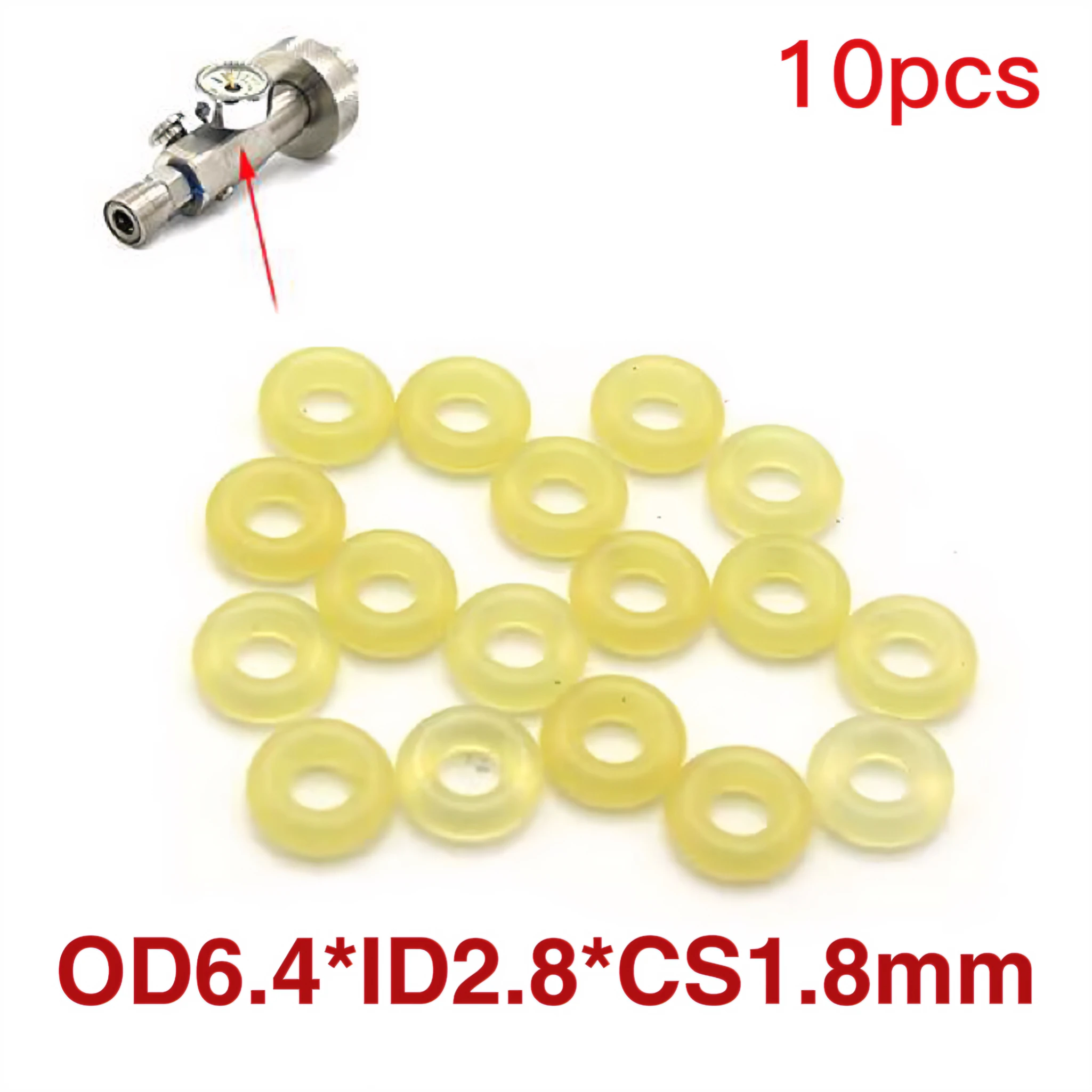 HPA Fill Station Orings Spare Parts PU Rubber Catch Clip Combination 10pcs of Each Type