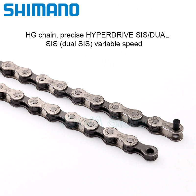 Shimano Acera 8 Speed MTB Chain HG71 HYPERGLIDE 8S Current for E-Bike Mountain Bike Chains 8V Bicycle Cycling Parts