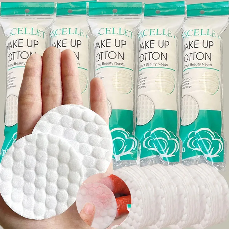 500/100 قطعة منصات قطنية لتنظيف الوجه لينة الجلد التطهير الوجه ماصة ورقة مزيل ماكياج الوسادة أدوات ماكياج وملحقاتها