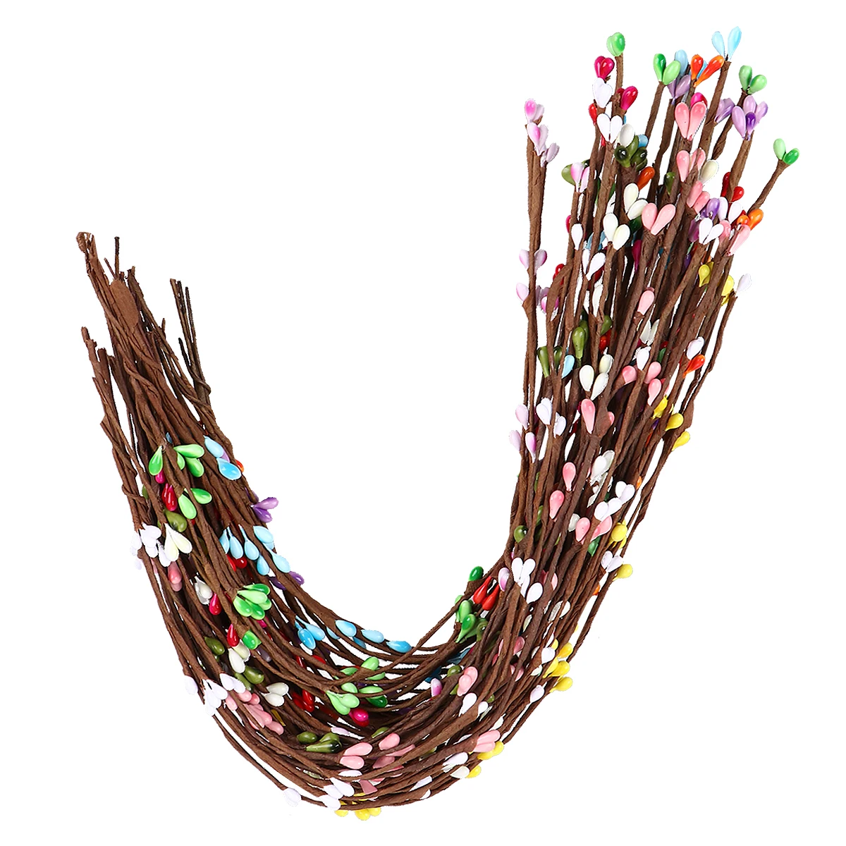 

50pcs 40Cm Diy Berry Wreath Artificial Berries Garland For Christmas Wedding Party Decor Vase Basket Table Centerpiece Craft