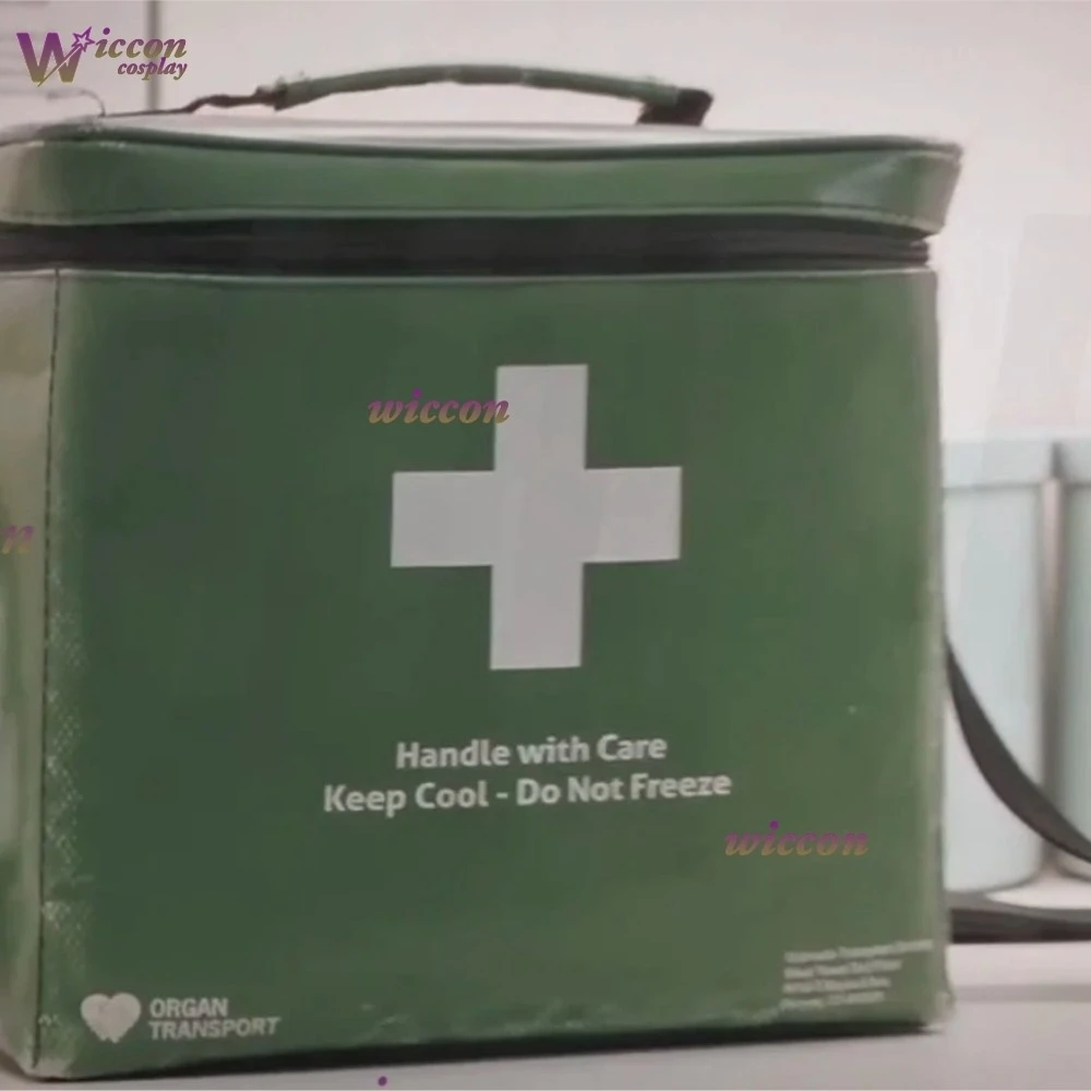 CosRoom Resident Cos Evil Bryan Cosplay Costume First Aid Bag Green Lightfoot Medical Transport Emergency Storage Case Halloween