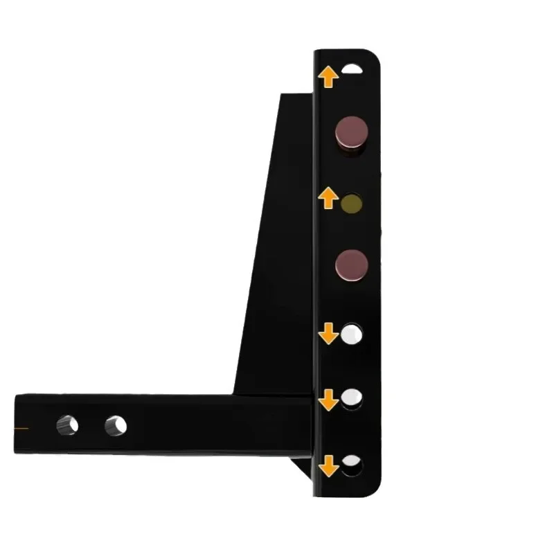 

Double Ball Adjustable Trailer Arm 7 Hole Fits 2 Receiver Hook