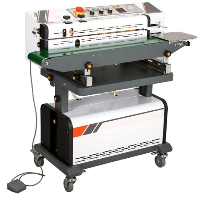 

Continuous Sealer Nitrogen Gas Flushing Suction Bag Heat Packing Sealing Vacuum Machine