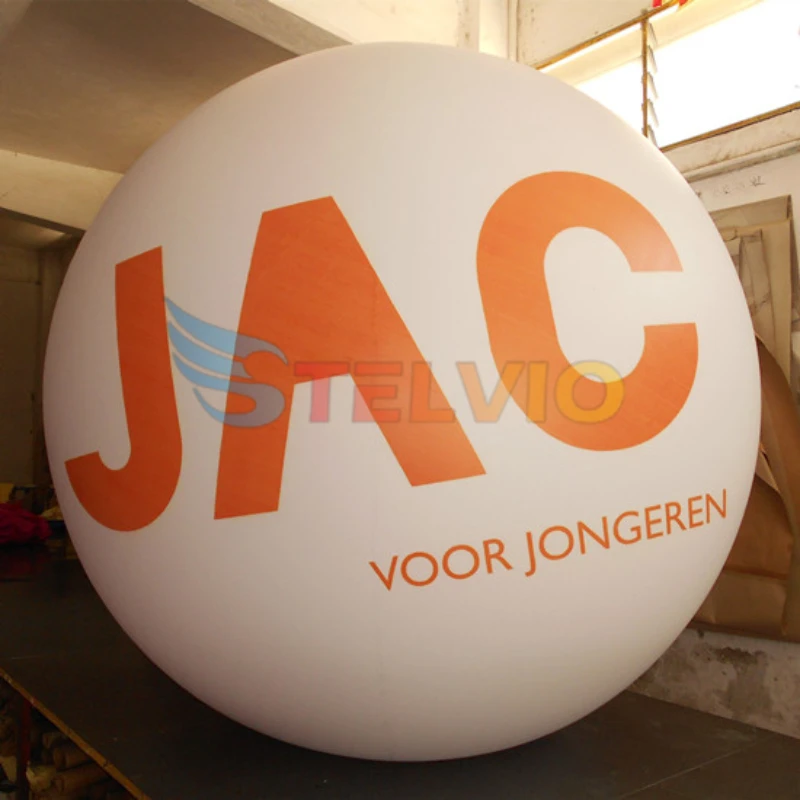 Reklamowe dmuchane modele z PVC z własnym logo, latające balony reklamowe, gigantyczne, duże 4-metrowe dmuchane balony na hel.