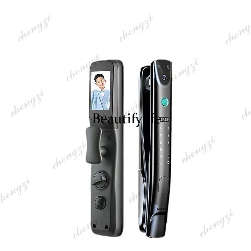 Graffiti smart door lock fingerprint password face visual intercom hotel home smart door lock