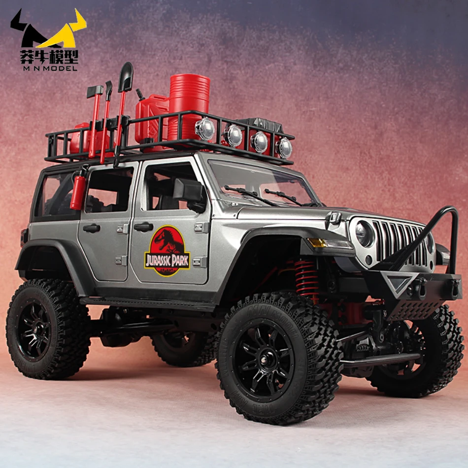 MN modèle 1:12 télécommande 4X4 dinosaure camion d'escalade Jurassic Tour véhicule plongée tout-terrain voiture Rock chenille jouet pour adulte