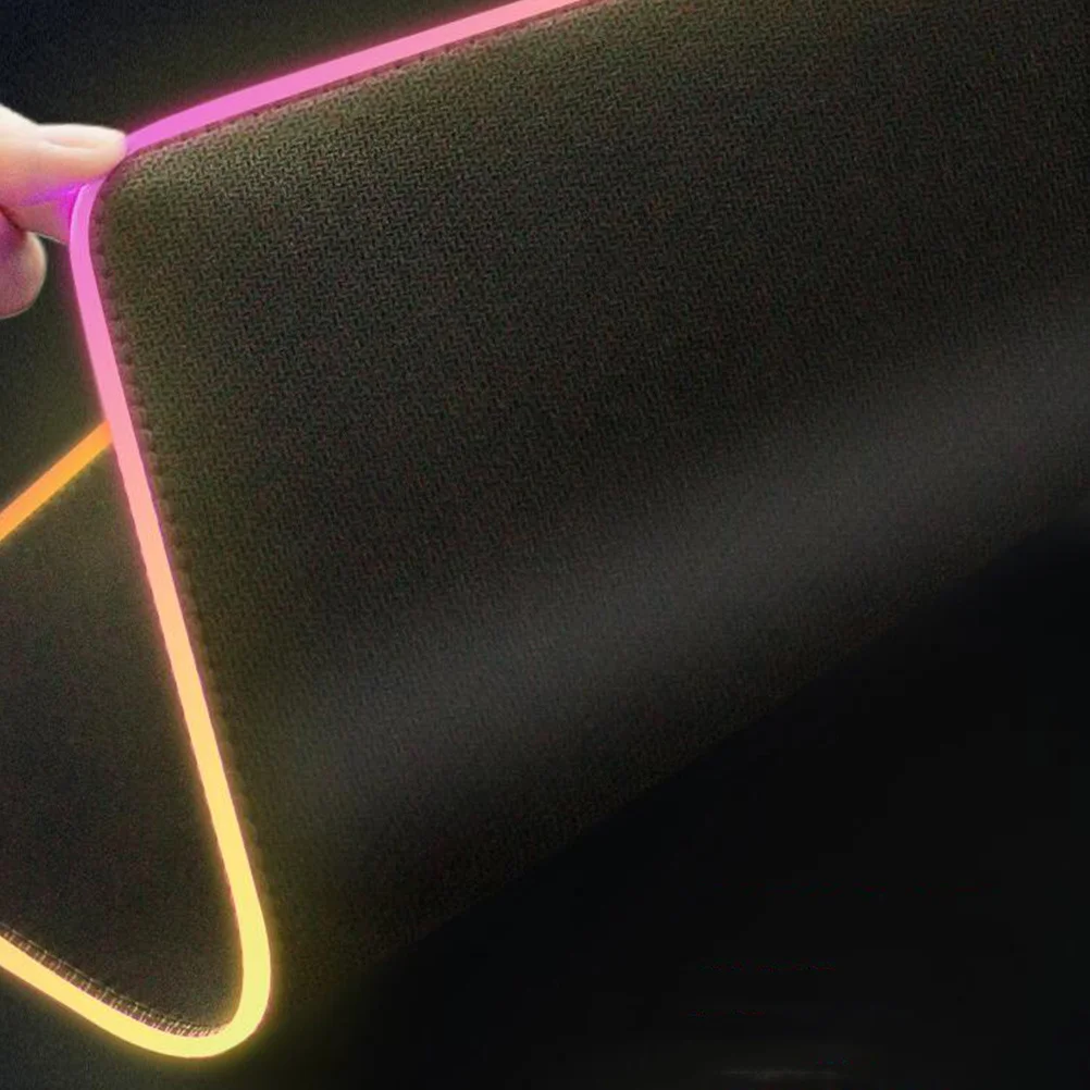 

Игровой коврик для мыши Rgb, светящийся большой коврик для клавиатуры, противоскользящий складной съемный USB-кабель для домашнего офиса, светящийся коврик для мыши