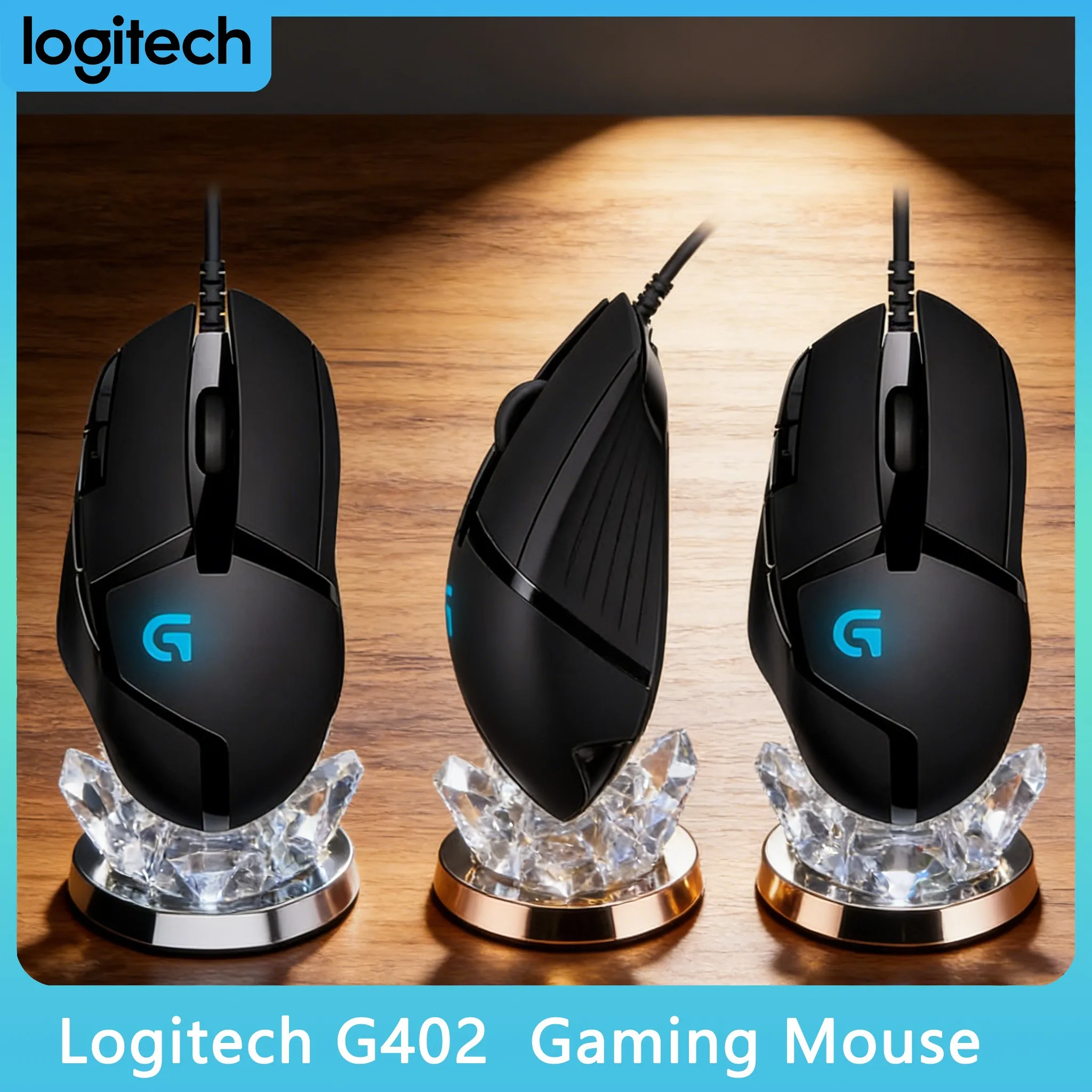 

Logitech G402 Hyperion Fury RGB Gaming Mouse High Speed Tracking 8 Buttons