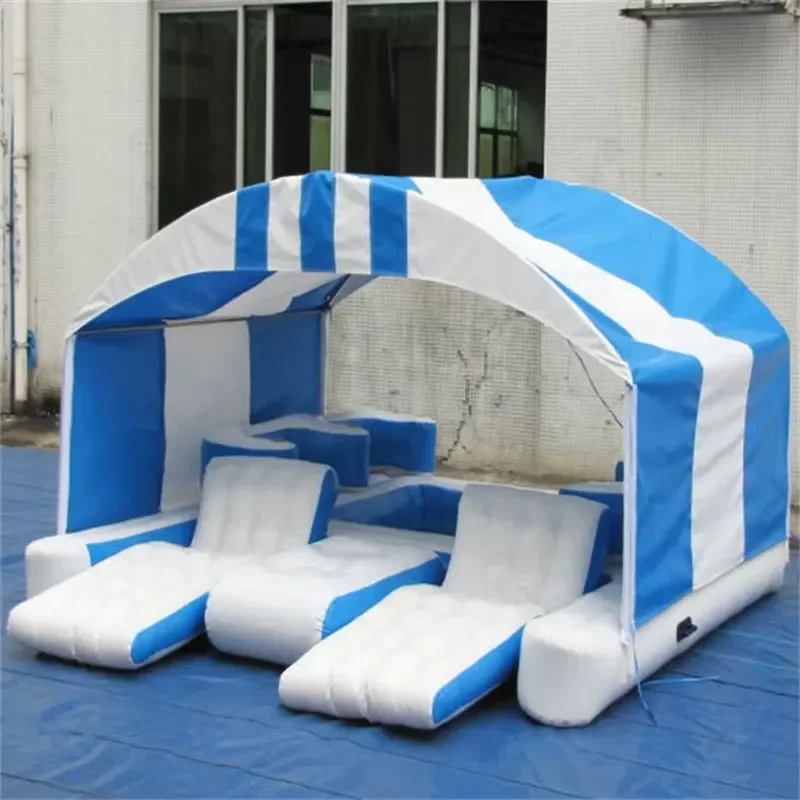 6-Seater Inflatable Floating Island Large Water Lounge Sofa For Super Yacht