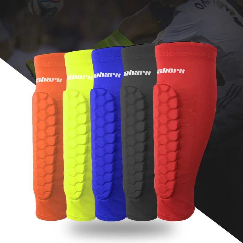 1 Pair Kids Soccer Shin Guards Children Crashproof Football Calf Socks Leg Sleeves Teens Training Leg Protection Custom Logo