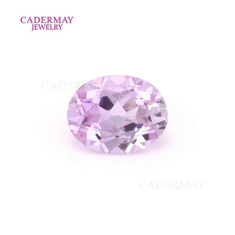 الخزامى YAG المدخلات 7x9 مللي متر 2.7ct البيضاوي الشكل الضوء الأرجواني اللون Yttrium الألومنيوم العقيق أحجار كريمة مفكوكة لصنع المجوهرات