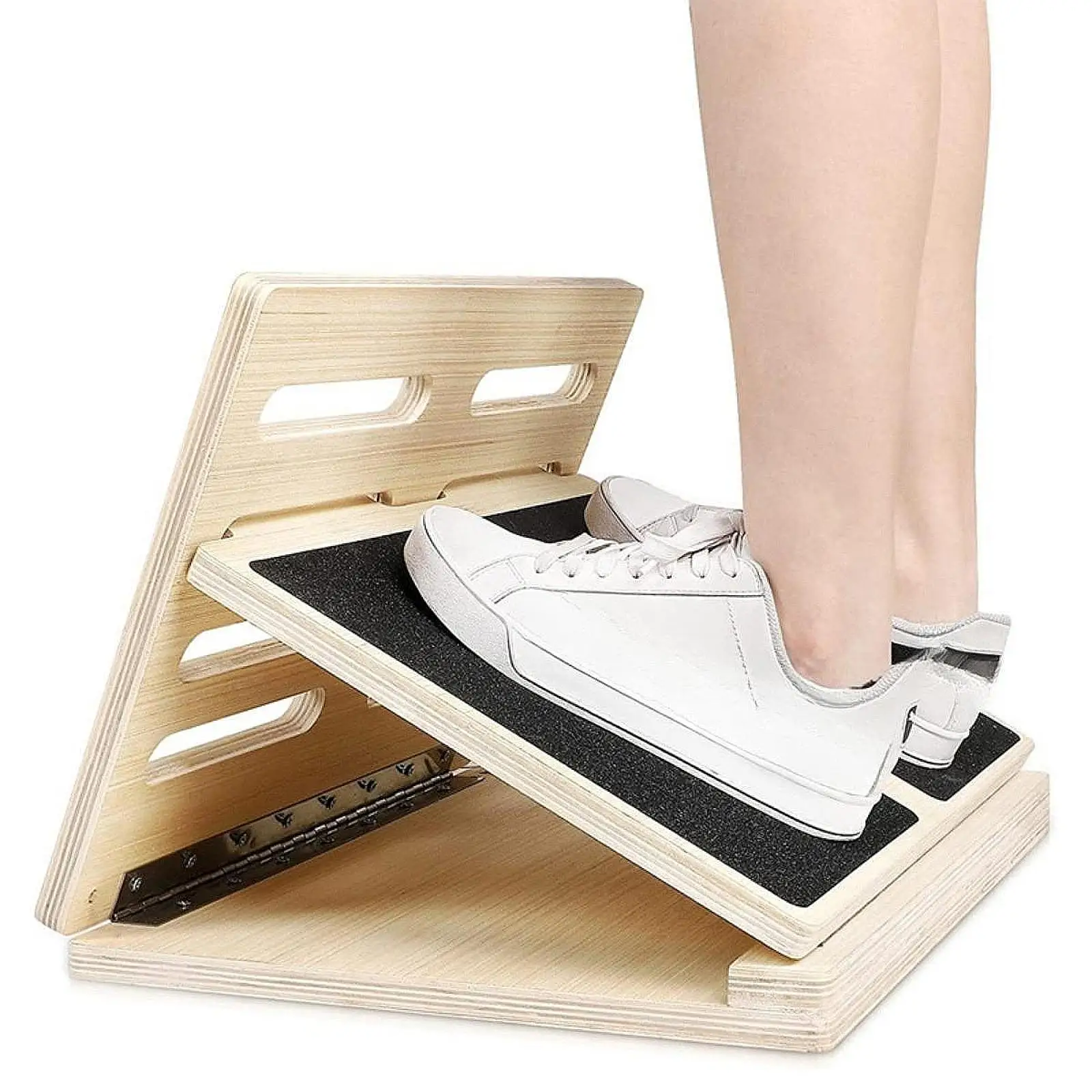 Slant Board Calf Stretcher Training Equipment Portable Versatile Wooden Balance