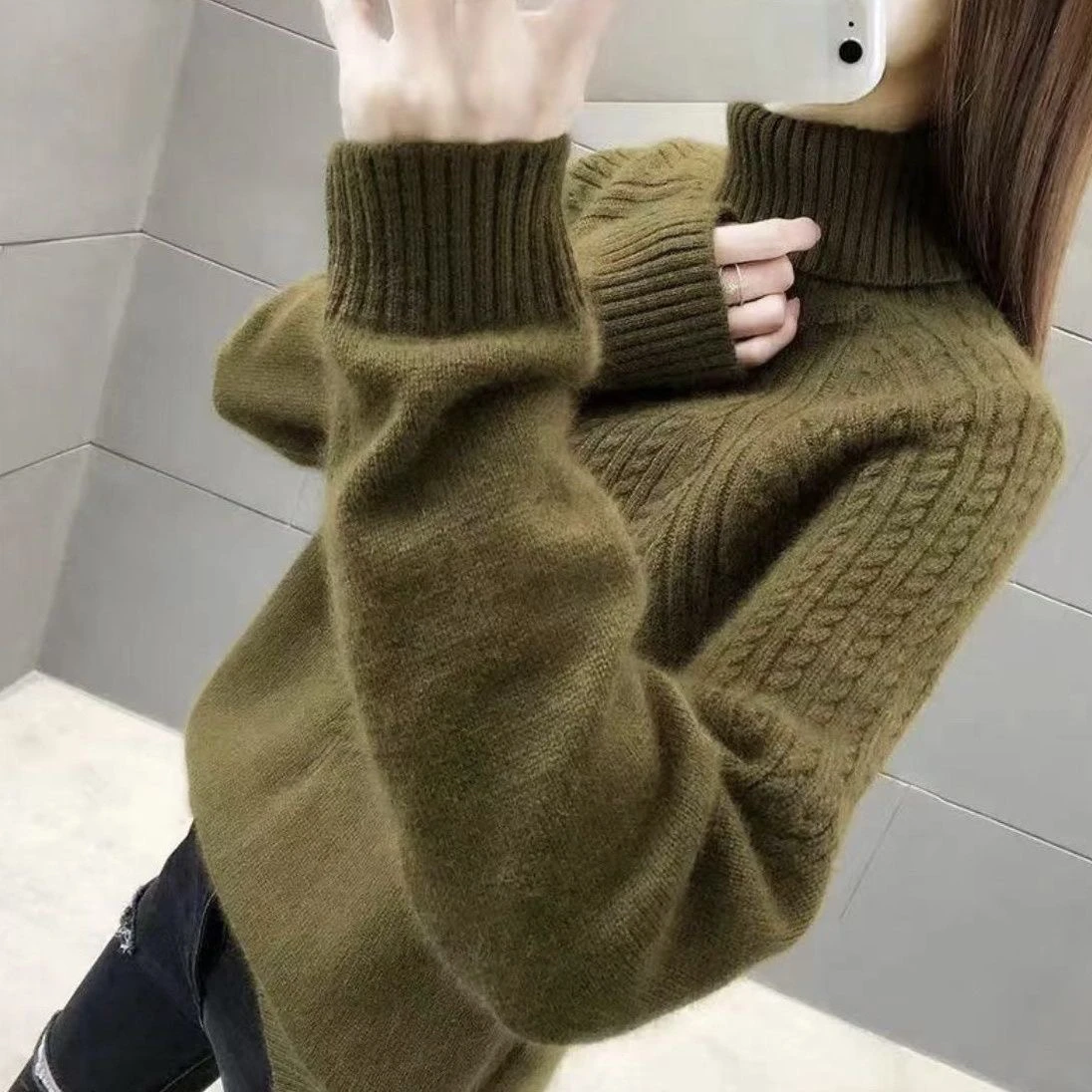 Olive green