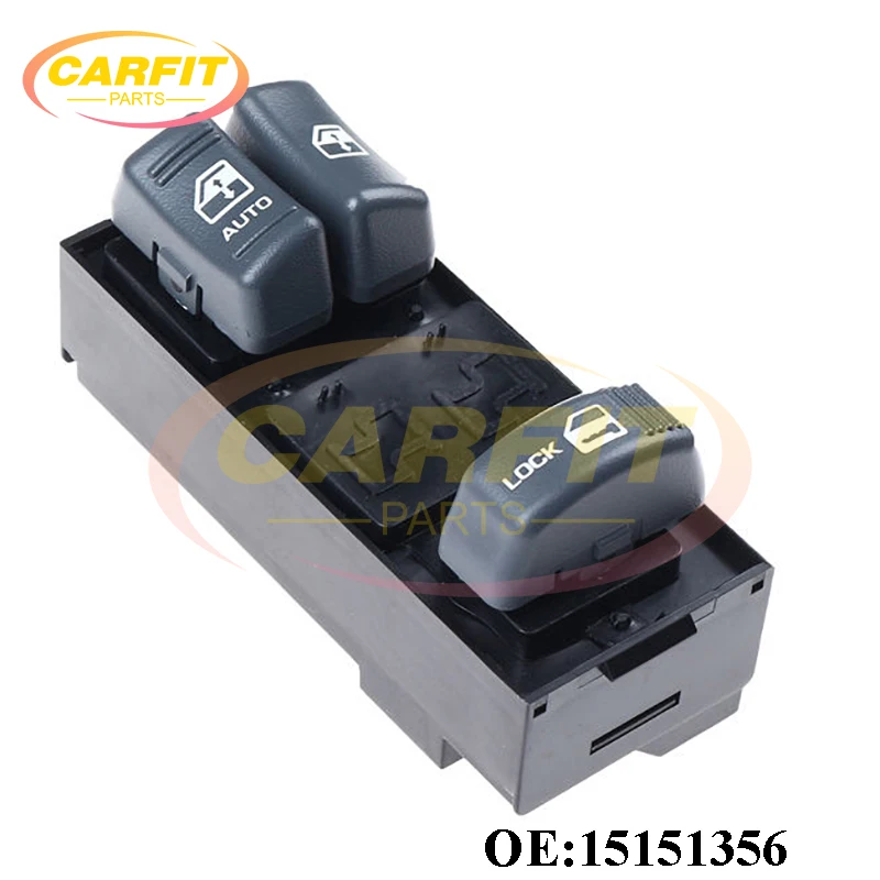 OEM 15151356 15692685 Truck Driver Side Power Window Switch For Chevrolet Blazer Suburban S10 Tahoe GMC Jimmy Yukon Auto Parts