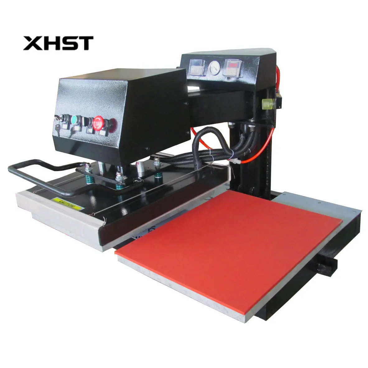 

Shaking Head Pneumatic Dual-Station Heat Transfer Machine New T-shirt Heat Stamping Press Dual-Voltage Factory Direct Sale