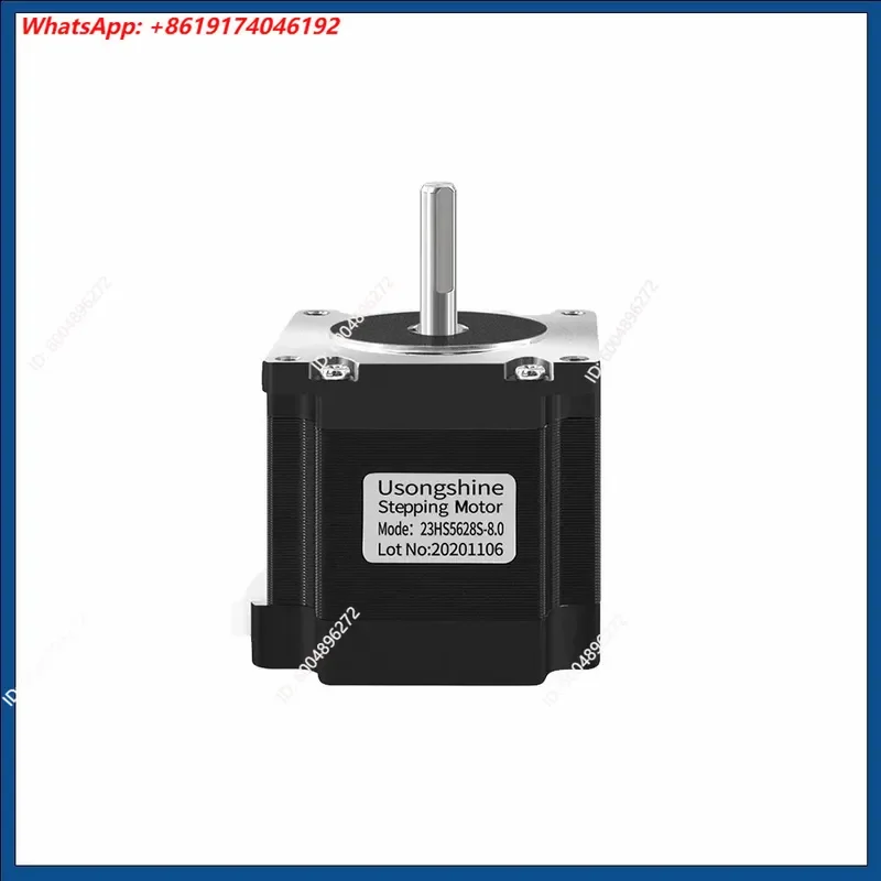 57mm Hybrid Stepper Motor High Torque 1.2-2.2N.m H56/76mm D-axis 8mm Shaft Two Phase Nema 23 Step Motor for CNC 3D Printer