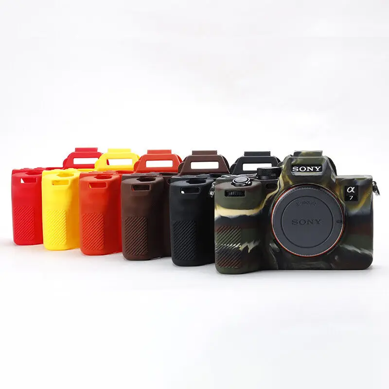 Soft A7 IV Silicone Camera Case Bag Rubber Cover Body For Sony Alpha 7 IV A7M4 A7 IV