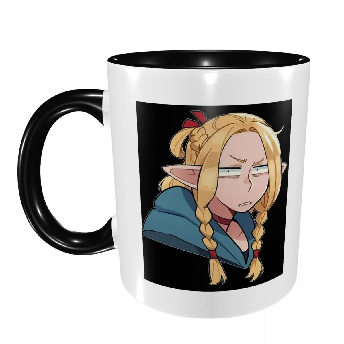 Dungeon Meshi Senshi Delicious In Dungeon Mug Funny Ceramic Coffee Cups Tea Mugs Milk Cup Drinkware Gift for Woman Man