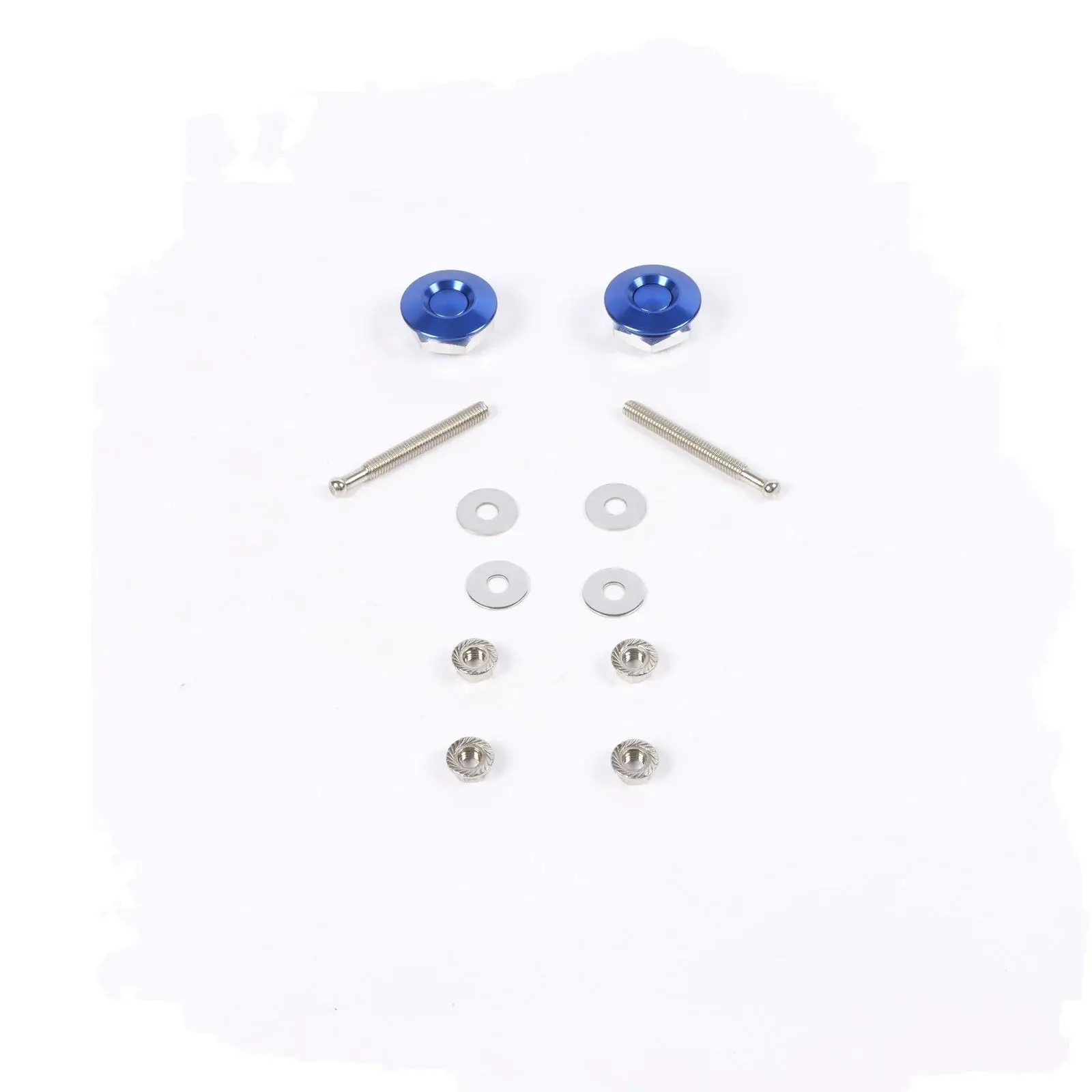 2 قطعة زر الضغط الإفراج السريع هود دبابيس بونيه قفل كليب مزلاج لقطع غيار السيارات العالمية اكسسوارات السيارات #1