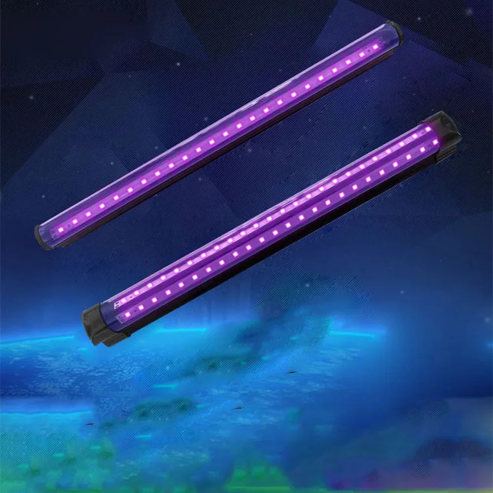 LEDT5 T8 lampa utwardzająca UV fioletowe światło 365nm 405nm 395nm fluorescencyjna lampa detekcyjna bezcieniowa klej lampa utwardzająca UV żywicy zielony olejek