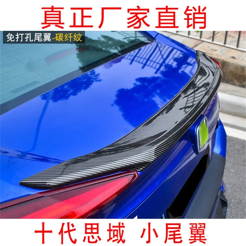 

For Honda CIVIC The Tenth Generations Auto Accessories Rear Lip Car Bodykit Tail Spoiler Modification Tail Bright Black