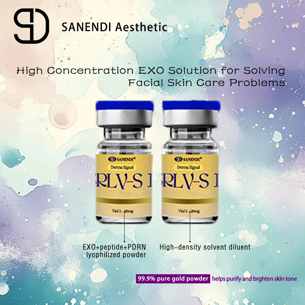 تكنولوجيا Sanendi الكورية الجديدة EXO Exosmass تكنولوجيا تجميل تجديد خلايا الوجه المتقدمة - ماء جوهر التنظيف العميق #3