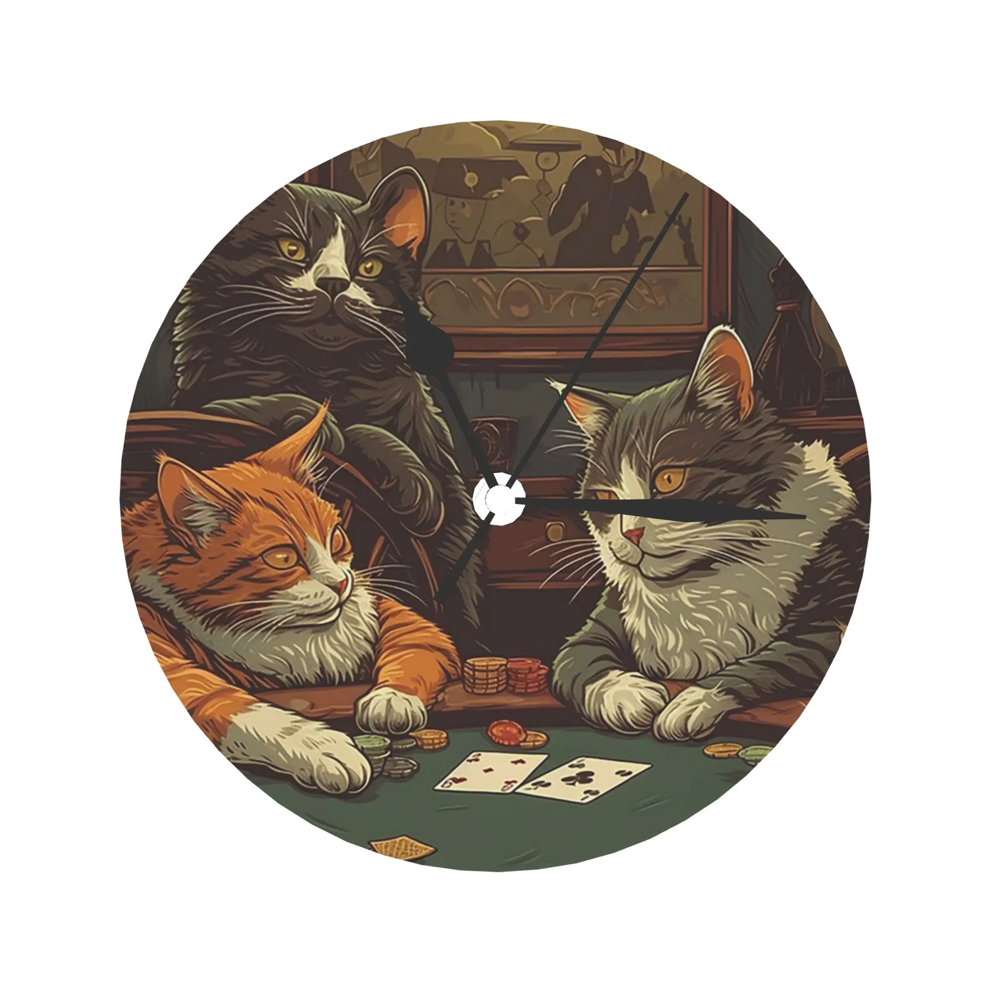 cats-playing-poker-game-wall-clock-room-decoration-silent-round-clock-for-bedroom-living-kitchen-home