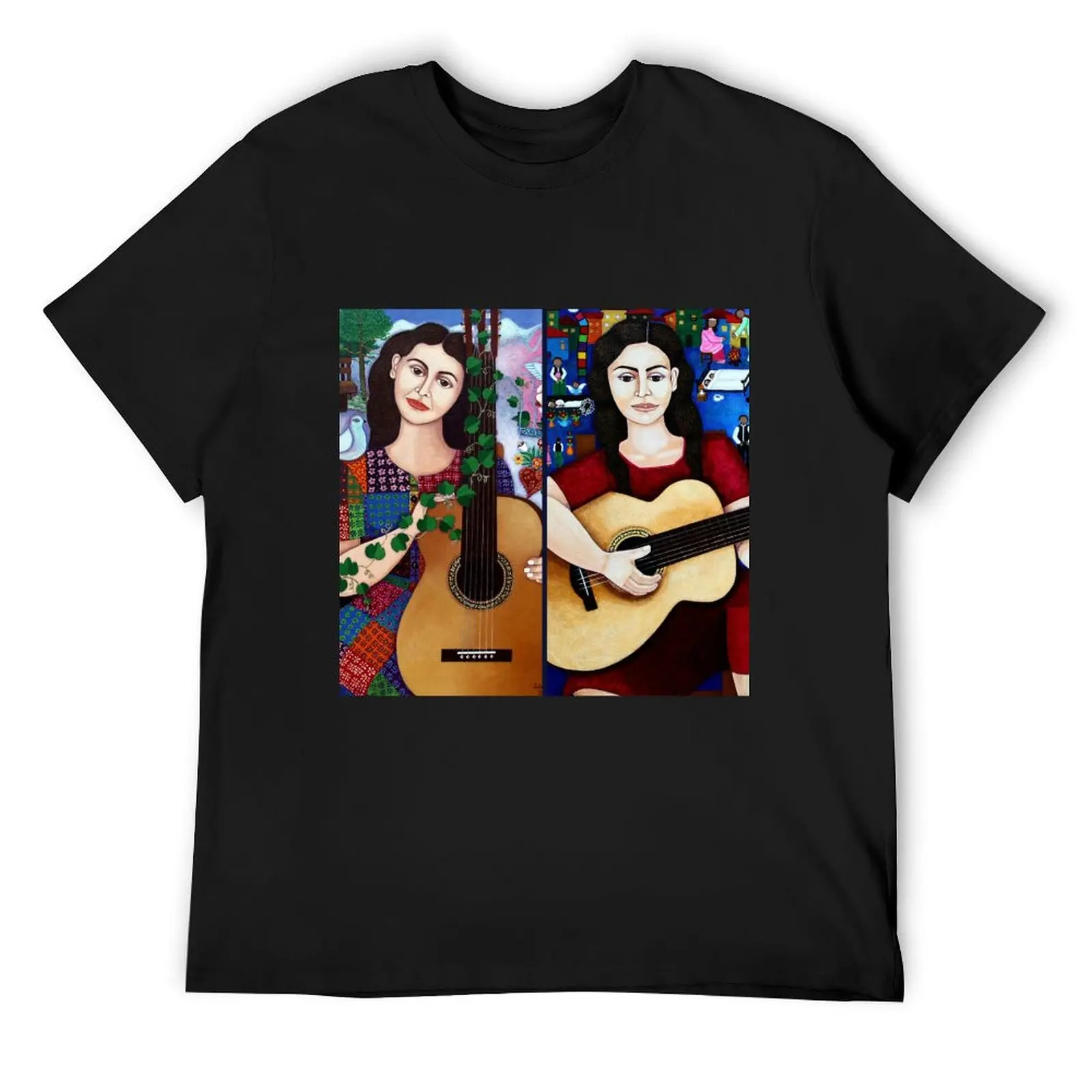 

Violeta Parra collage T-Shirt new edition custom t-shirts summer clothes basketball graphic tees workout shirts for men