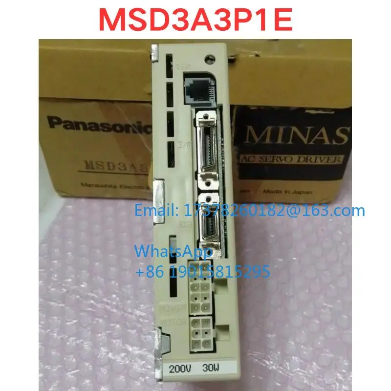 Verificação da função do servo driver MSD3A3P1E usado OK