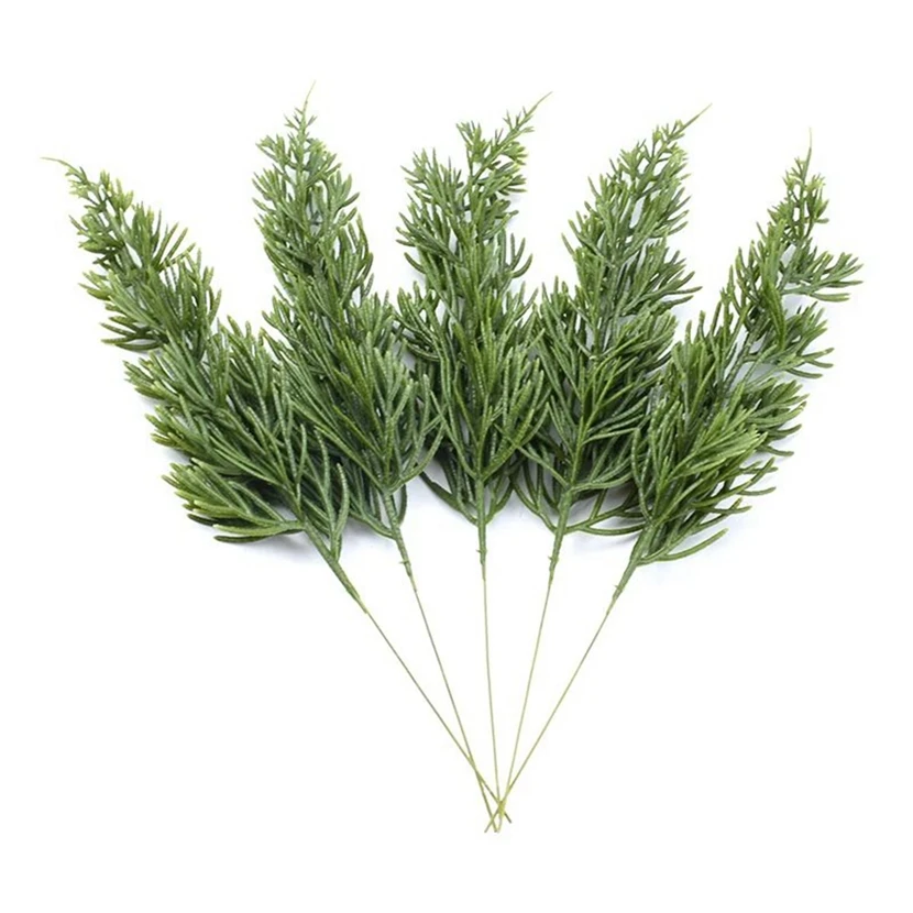 5pcs Artificial plant Home Outdoor Garden Hot sale christmas tree Holiday Party wedding bridal wreath decor Crafts Diy gift box