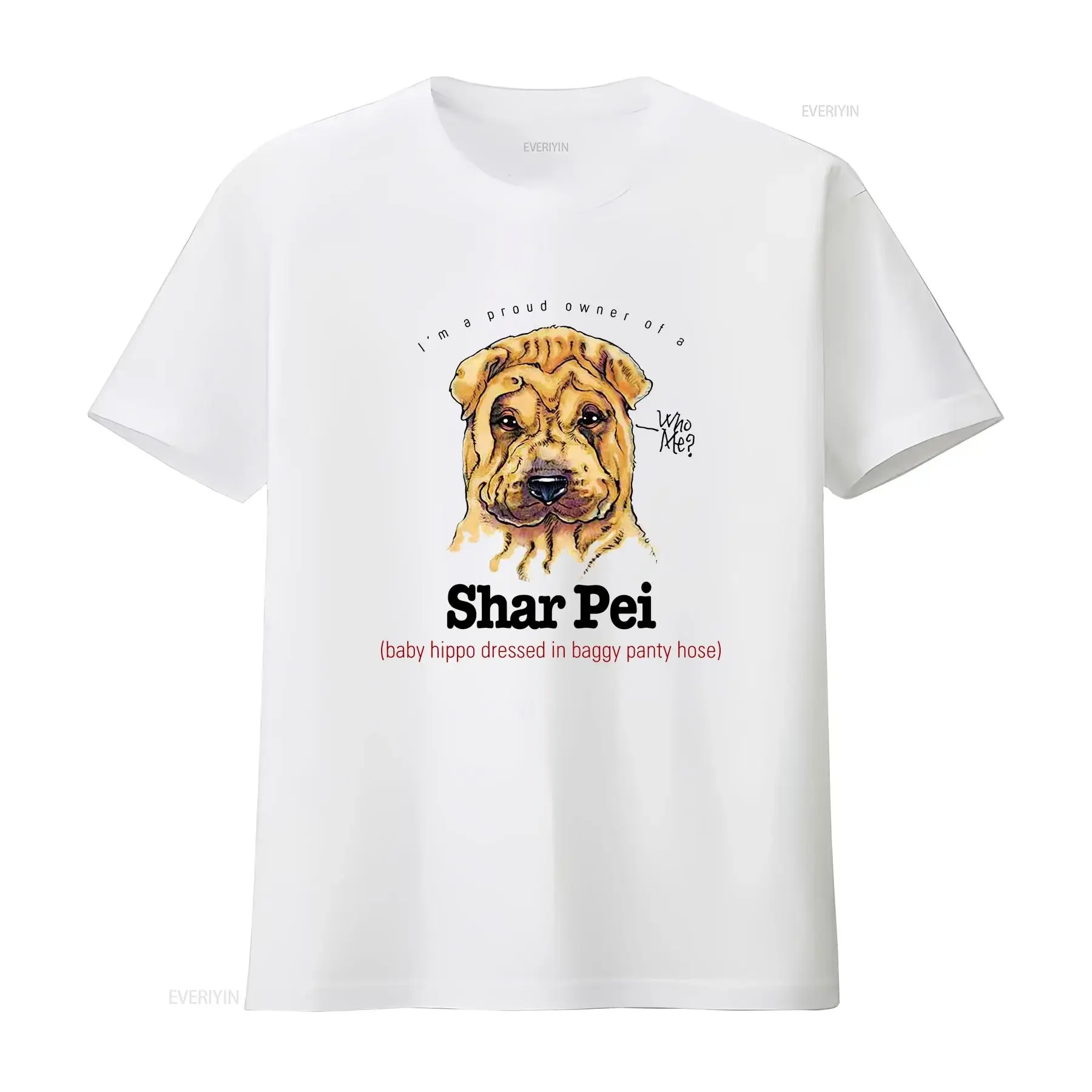 Shar Pei T Shirt Dog Humor SweaT Available On Request 907d vintage Washed Stretched Top For Everyday Wear designer clothes Soft