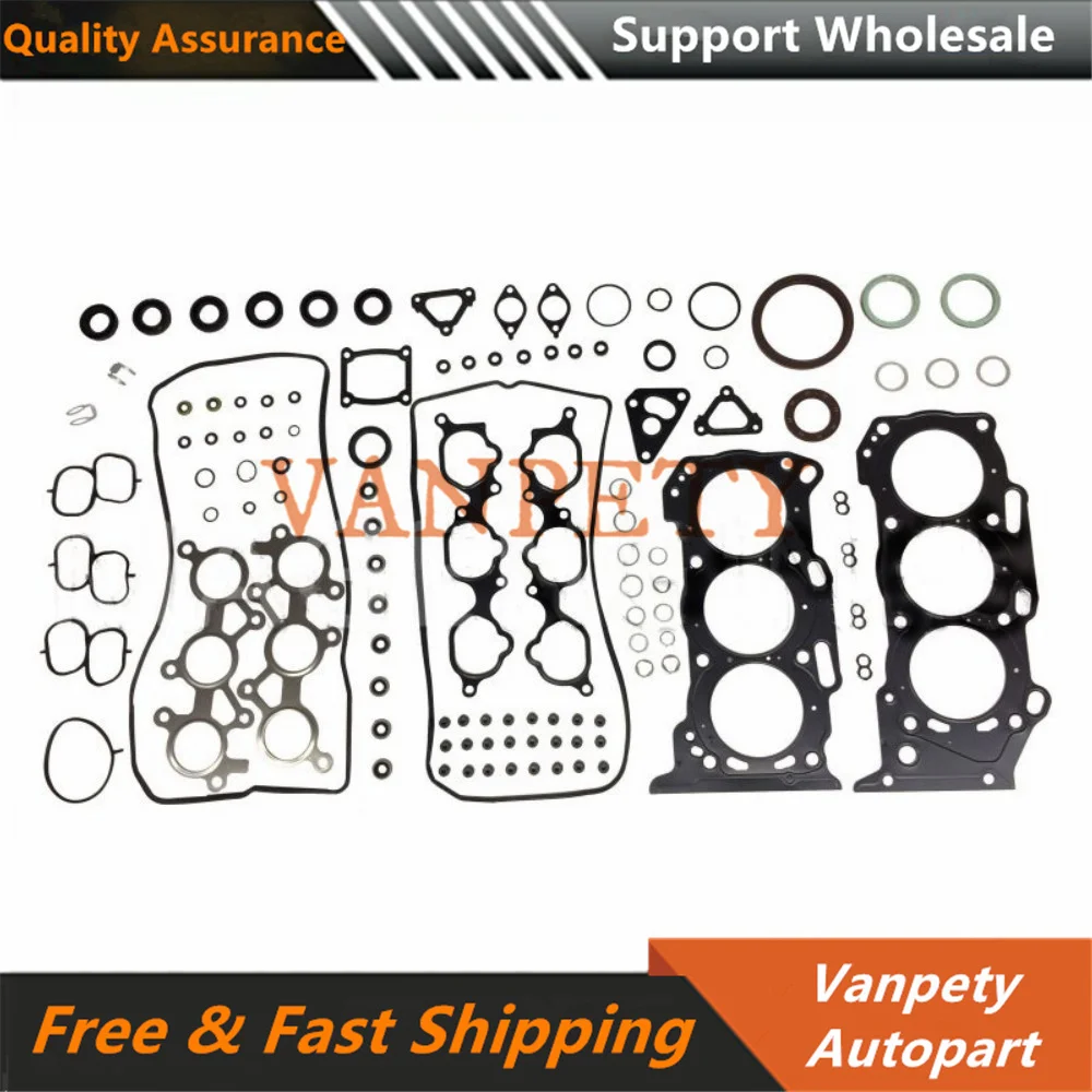 

04111-31440 Gasket Set 2GRFE 2GR 2GR-FE Engine Rebuilding Kits for Toyota BLADE LEXUS ES240 CAMRY HARRIER HIGHLANDER RAV4 3456cc