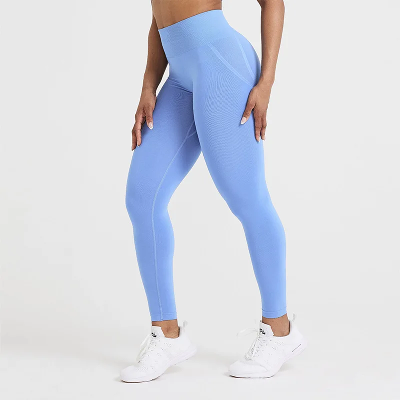 TKITK Seamless Tight Pants Gym Leggings Womens Workout Yoga Pants Soft High Waist Outfits Fitness Sports Wear image 3