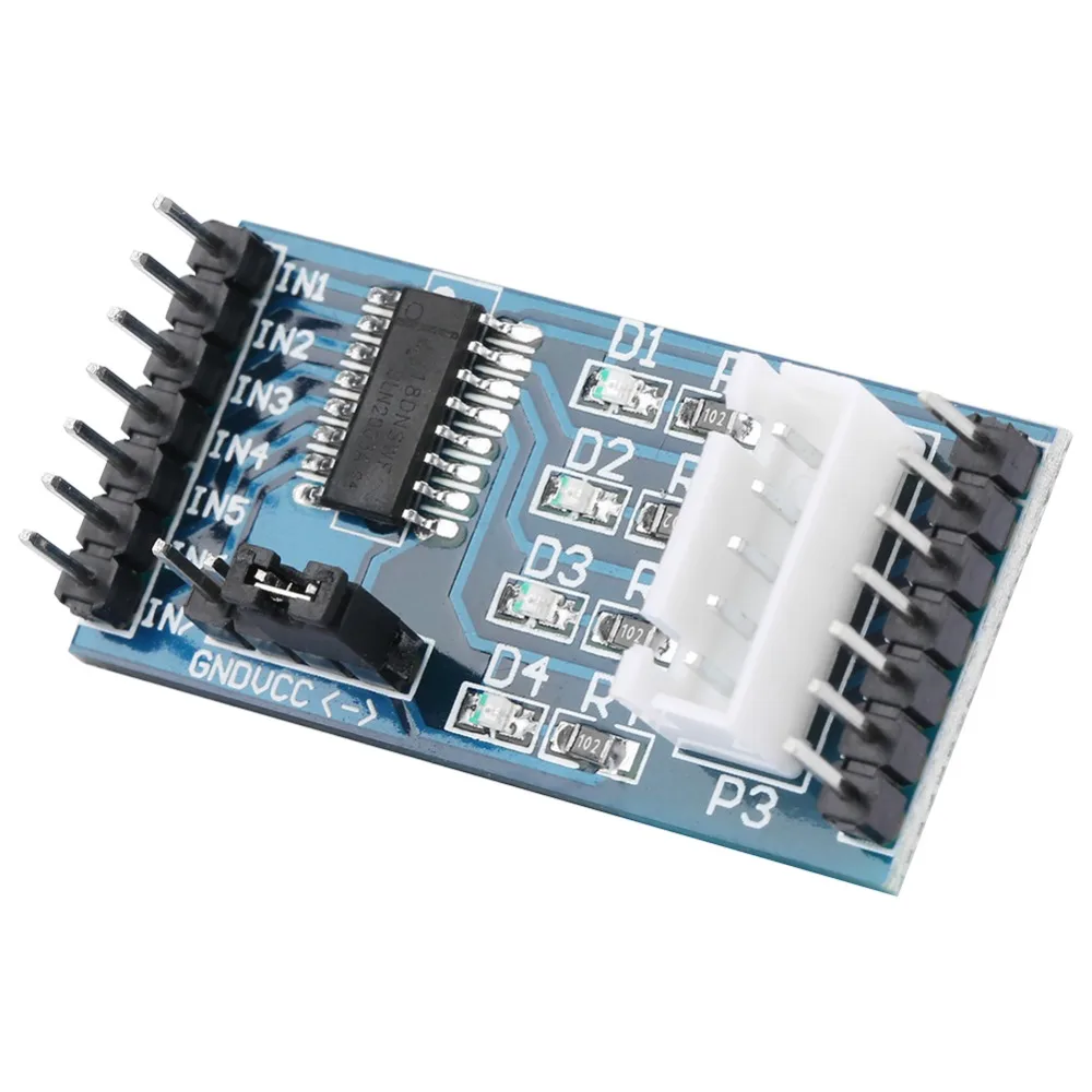 5pcs 5-12V DC Stepper Motor Driver Board High-Performance Compatible With 28BYJ-48 ULN2003 Driver Module XH-5P Socket