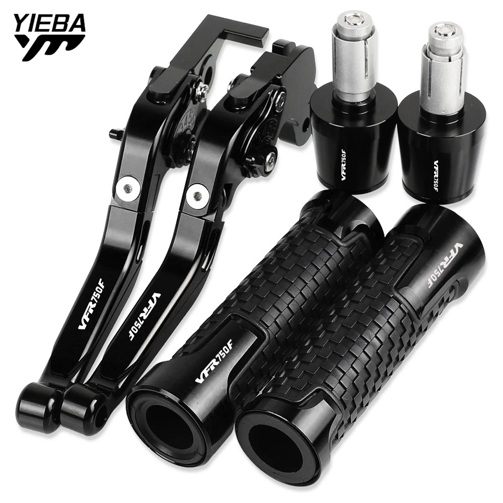 

Motorcycle Brake Clutch Levers Handlebar Hand Grips ends For HONDA VFR750 FH FV 1986 1987 1988 1989 1990 1991 1992-1998