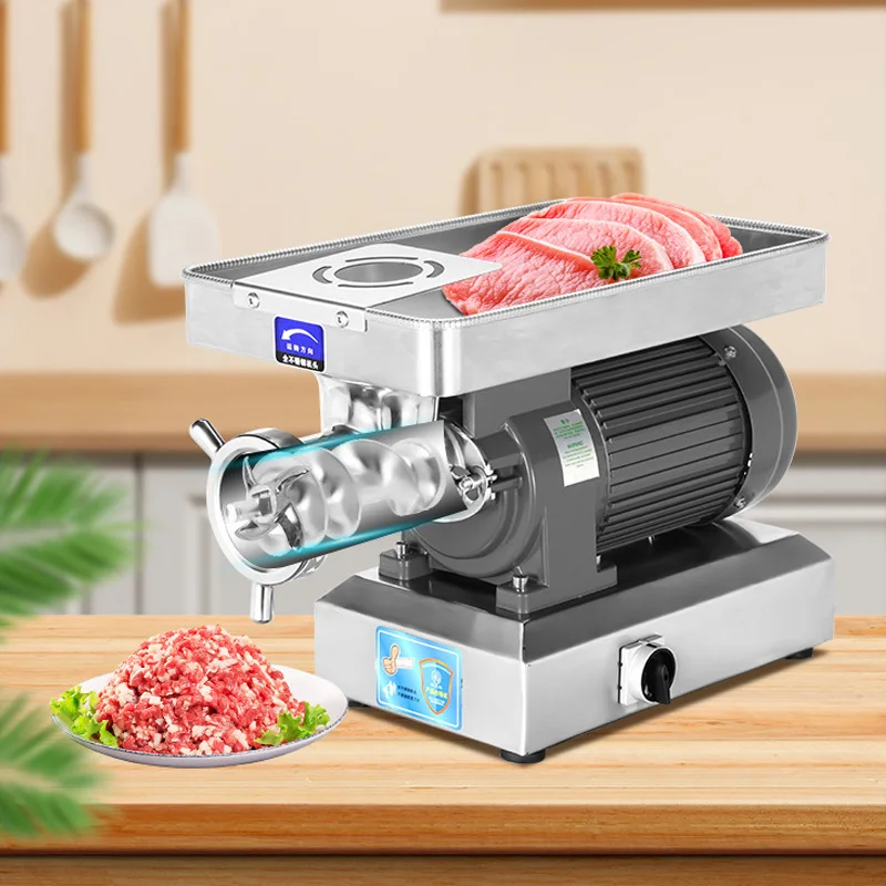 Multifunctional Chicken Bone Grinder High Power Hachorivian Commercial Sausage Filling Tabletop Meat Grinder