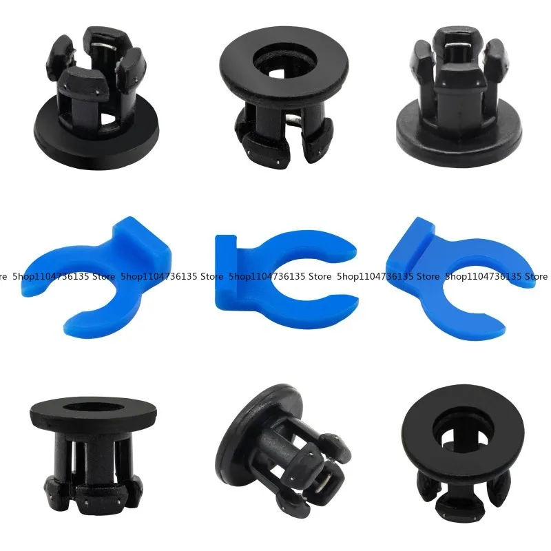 3D Printer Accessories for Bowdoin Tube Blue and White Jaw Buckle Fixed 4MM Tube Pneumatic Connector Plastic Quick Insert