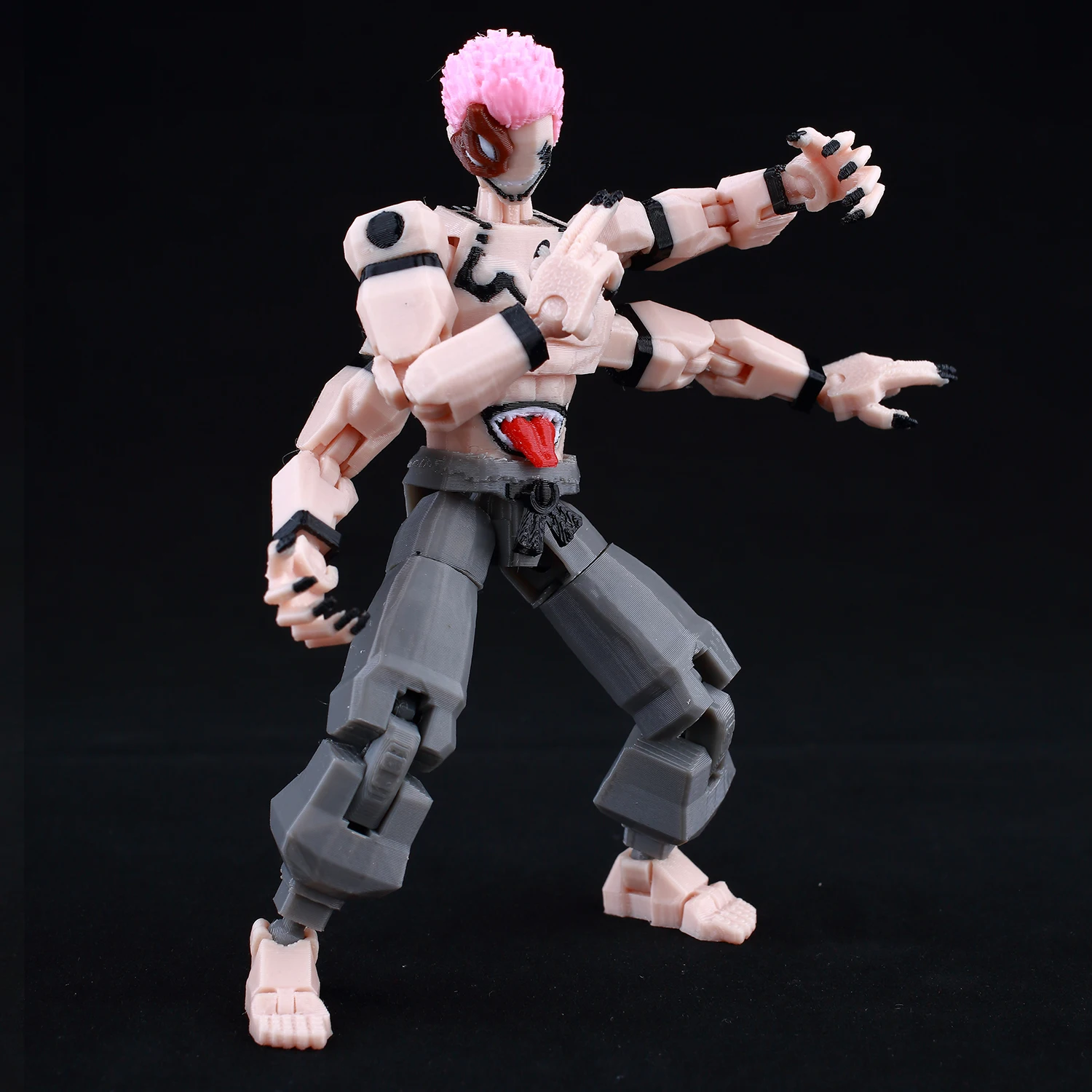 9L3D プリントマルチジョイントアクションフィギュア T13 Titan13 呪術