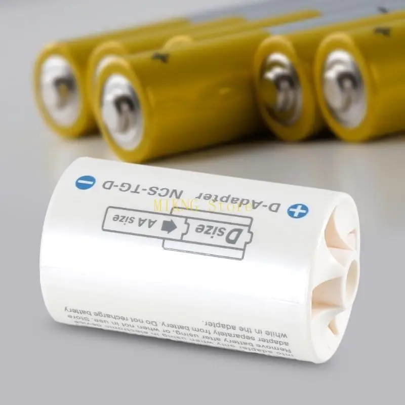 المحمولة LR6 AA إلى D LR20 حجم البطارية محول أسطواني محول البطارية أنبوب بسيط تحويل البطارية الحل أفضل بيع