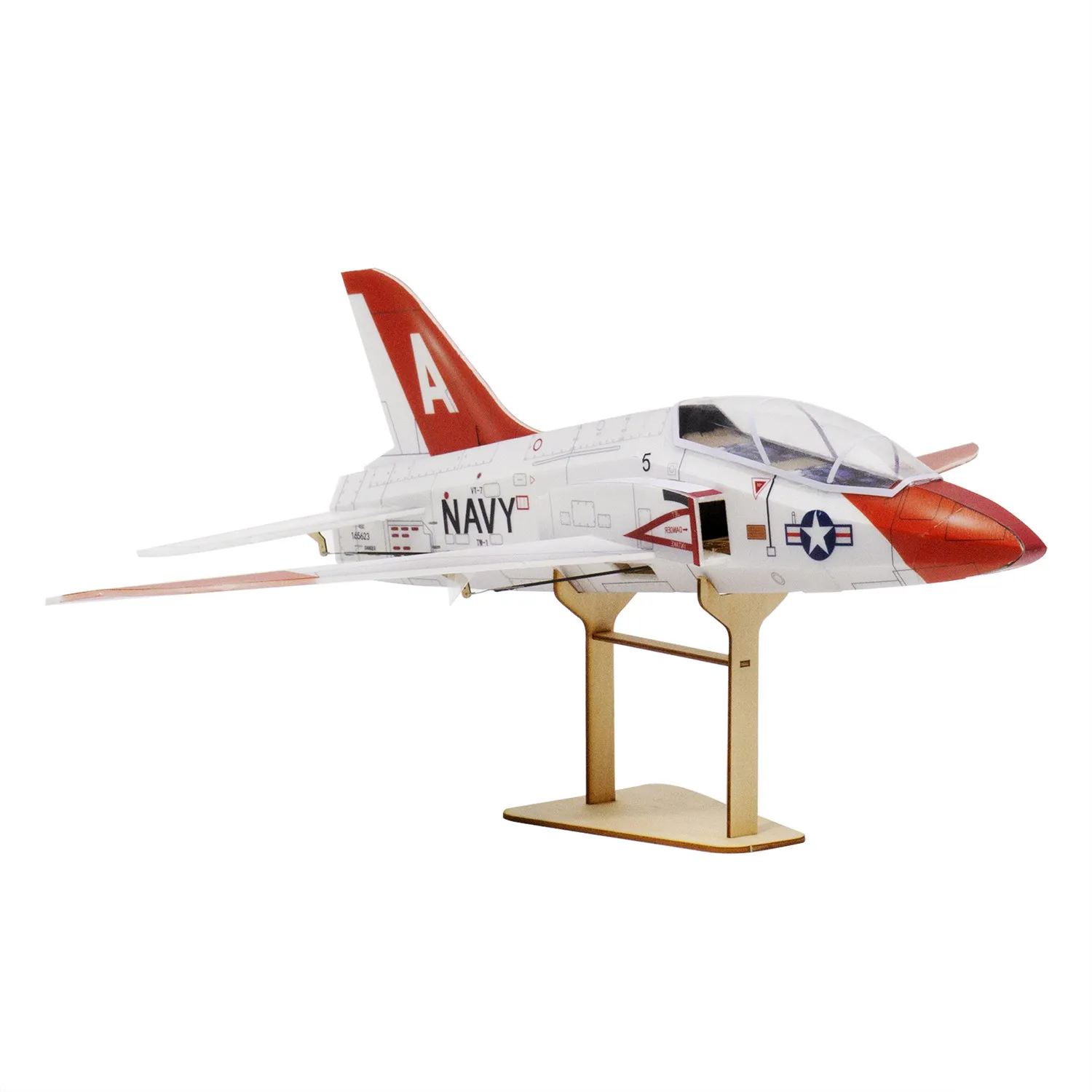 البحرية الأمريكية T-45 Goshawk RC طائرة أطقم منمذجة 30 مللي متر EDF 1S/2S 4CH ثابت الجناح لتقوم بها بنفسك الجمعية المدرب العسكري الطائرات ودية للمبتدئين