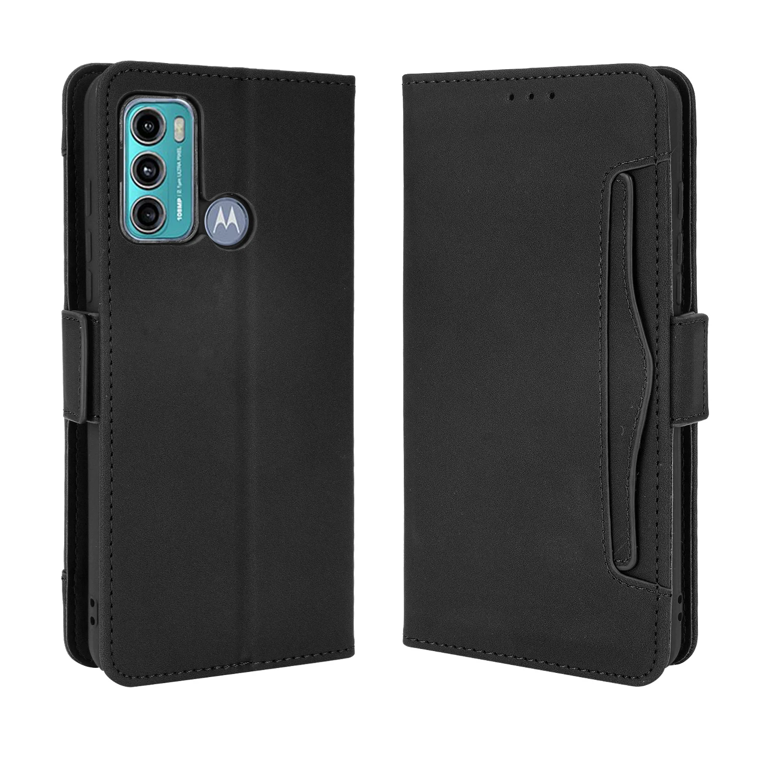 Separate type many Card Slot Wallet Cover For Motorola Moto G40 Fusion G60 G30 G20 G10 Power G 5G Plus G200 Flip Leather Case