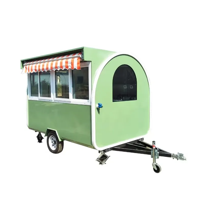 Popular Fast Food Truck Hot Selling Best Price Mobile Food Trailer Street Food Cart with Full Kitchen Equipment
