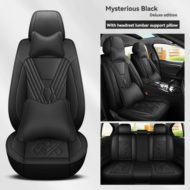 

Set of 5-seat Universal Car Leather Seat covers For Lada Priora Granta Kalina Vesta Largus 2017 Car Accessories